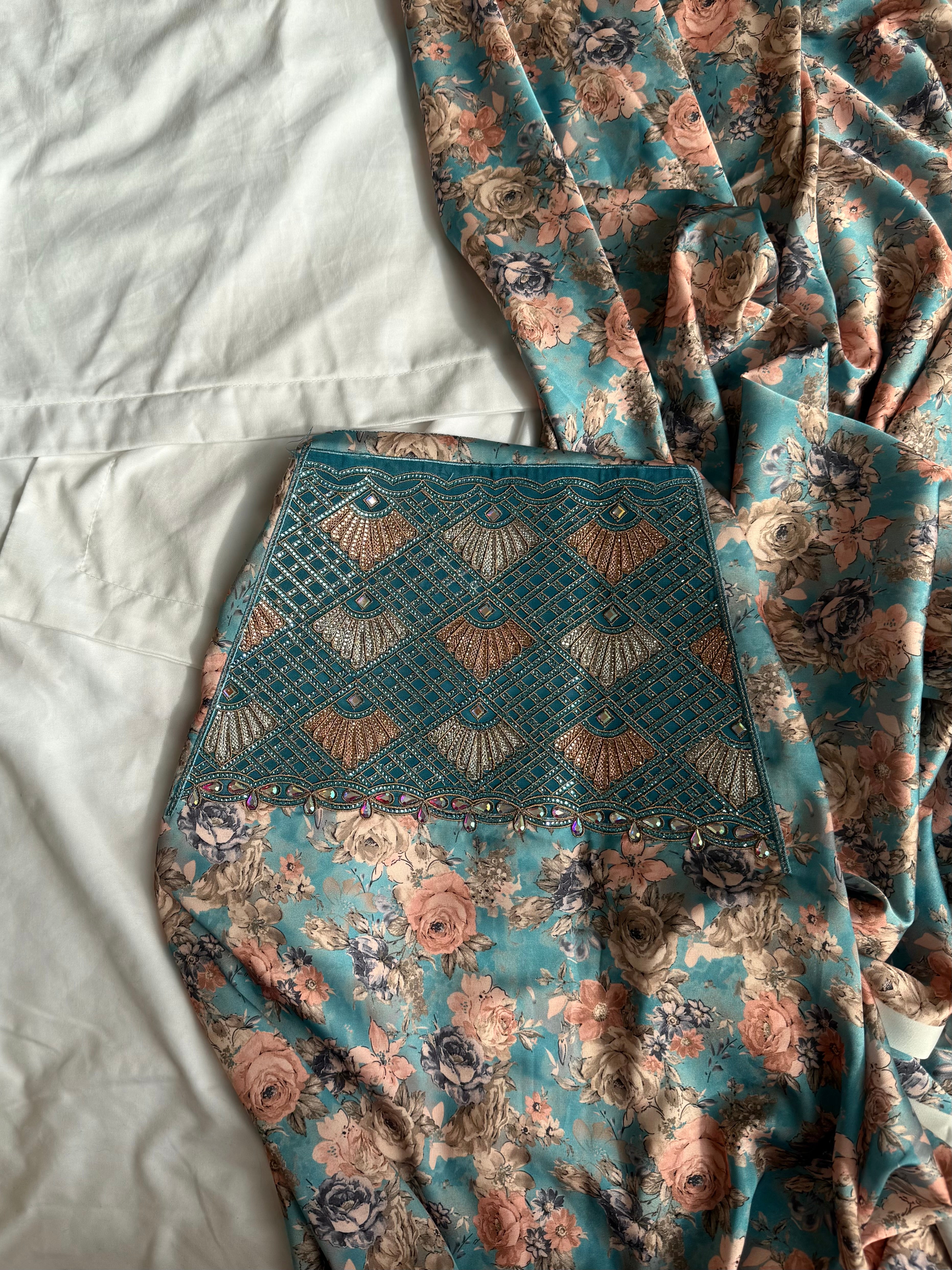 Velvet - Coral Blue